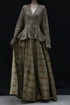 Mutedance 24 Autumn and Winter Wool Silk V-neck Dress MD-MD24FW73-colorant-match